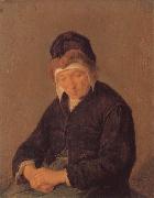 Adriaen van ostade An Old Woman oil painting on canvas